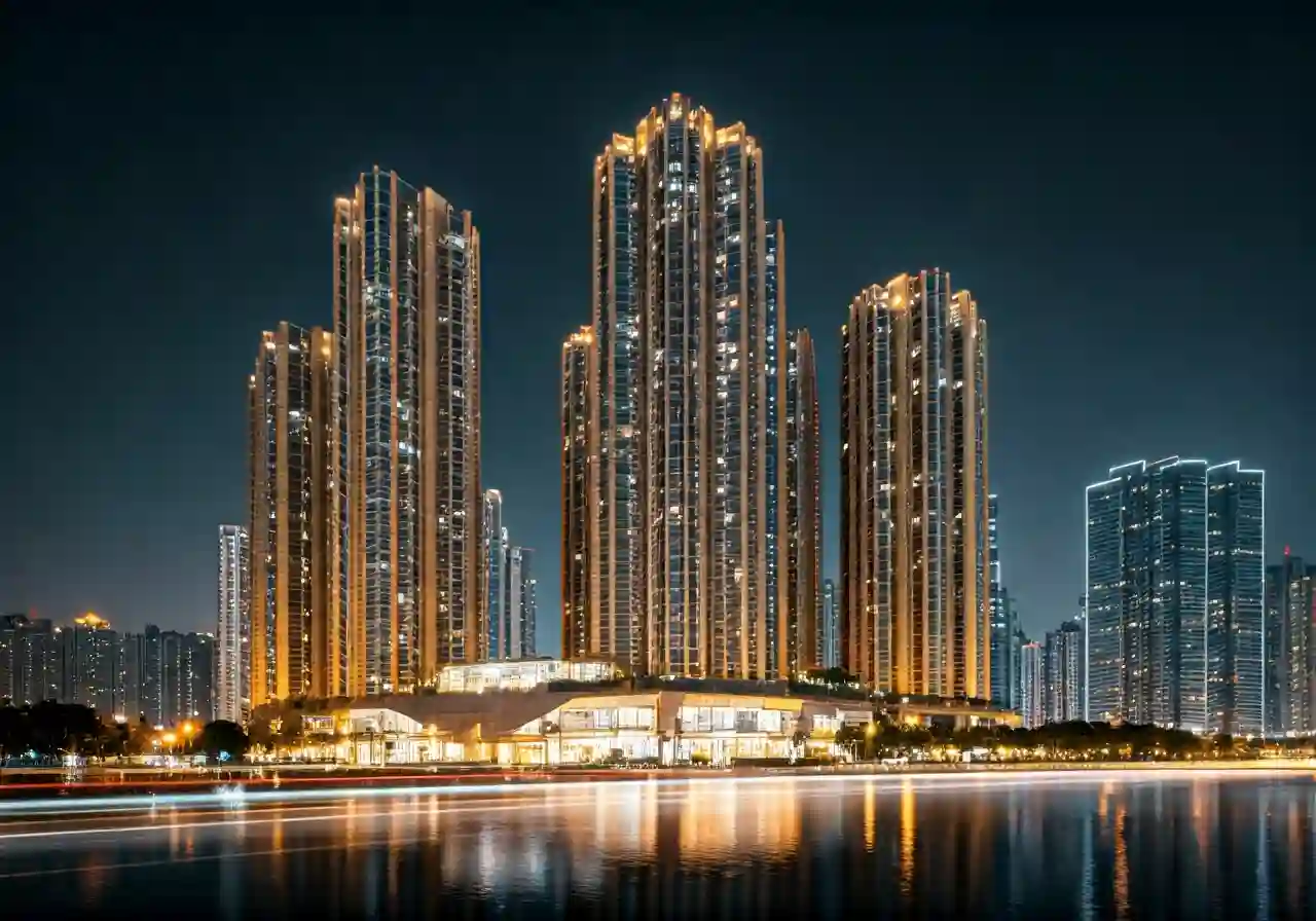 Chung cu Gold Tower - canh dem