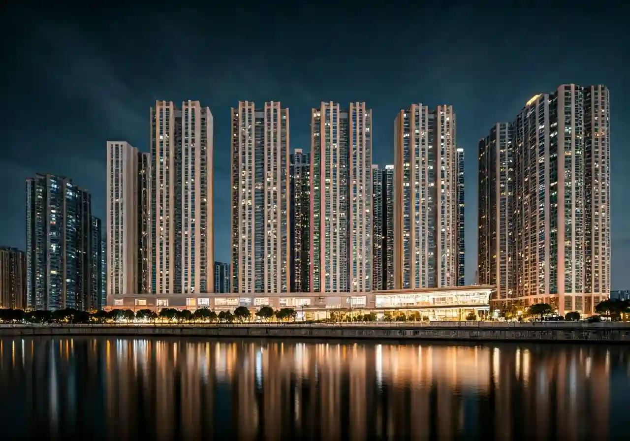 Chung cu Goldmark City - canh dem