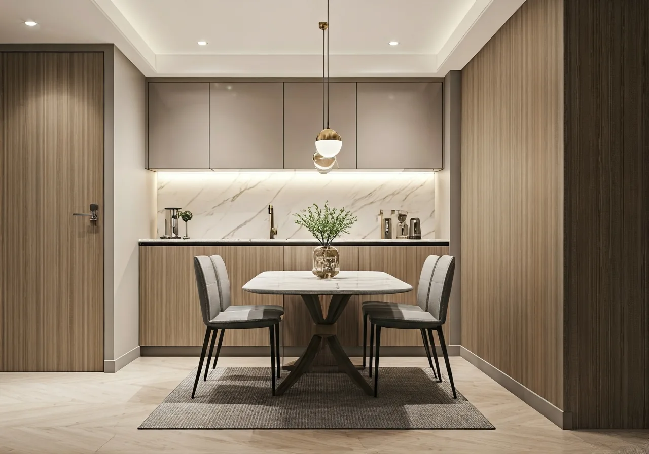 Chung cu Goldsilk City - thiet ke bep