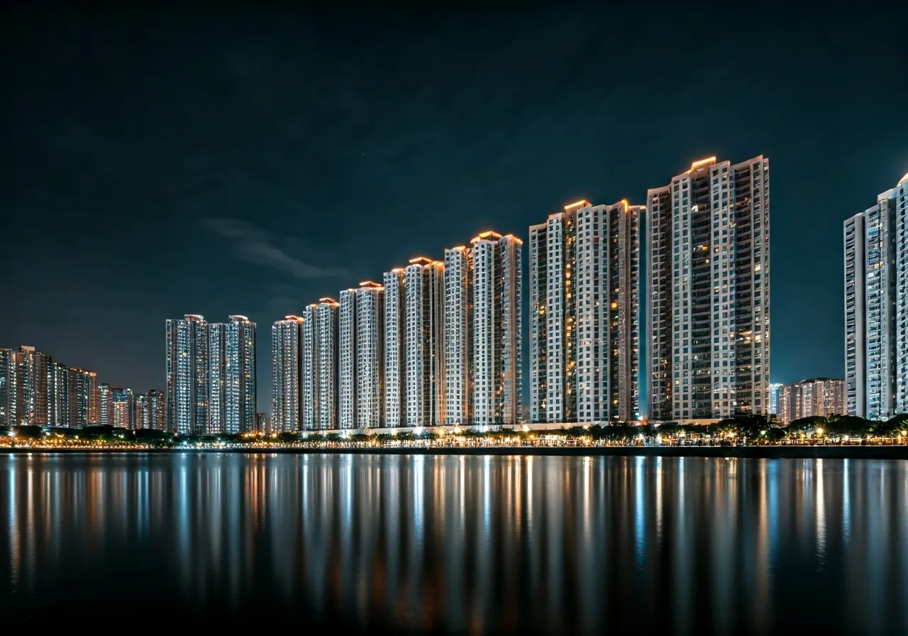 Chung cu Grand Sunlake - canh dem