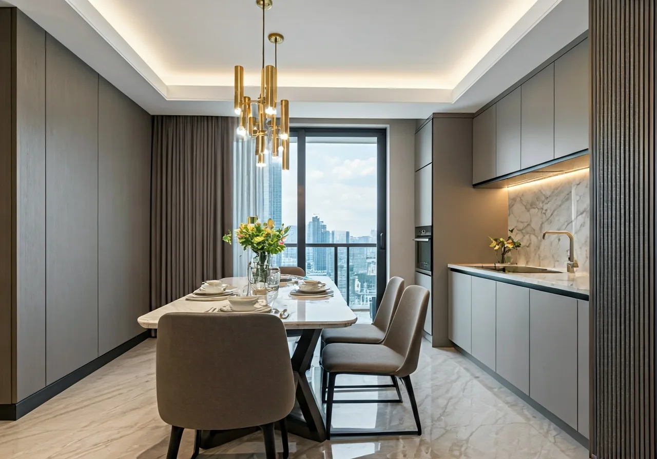 Chung cu Green Life Tower - thiet ke bep