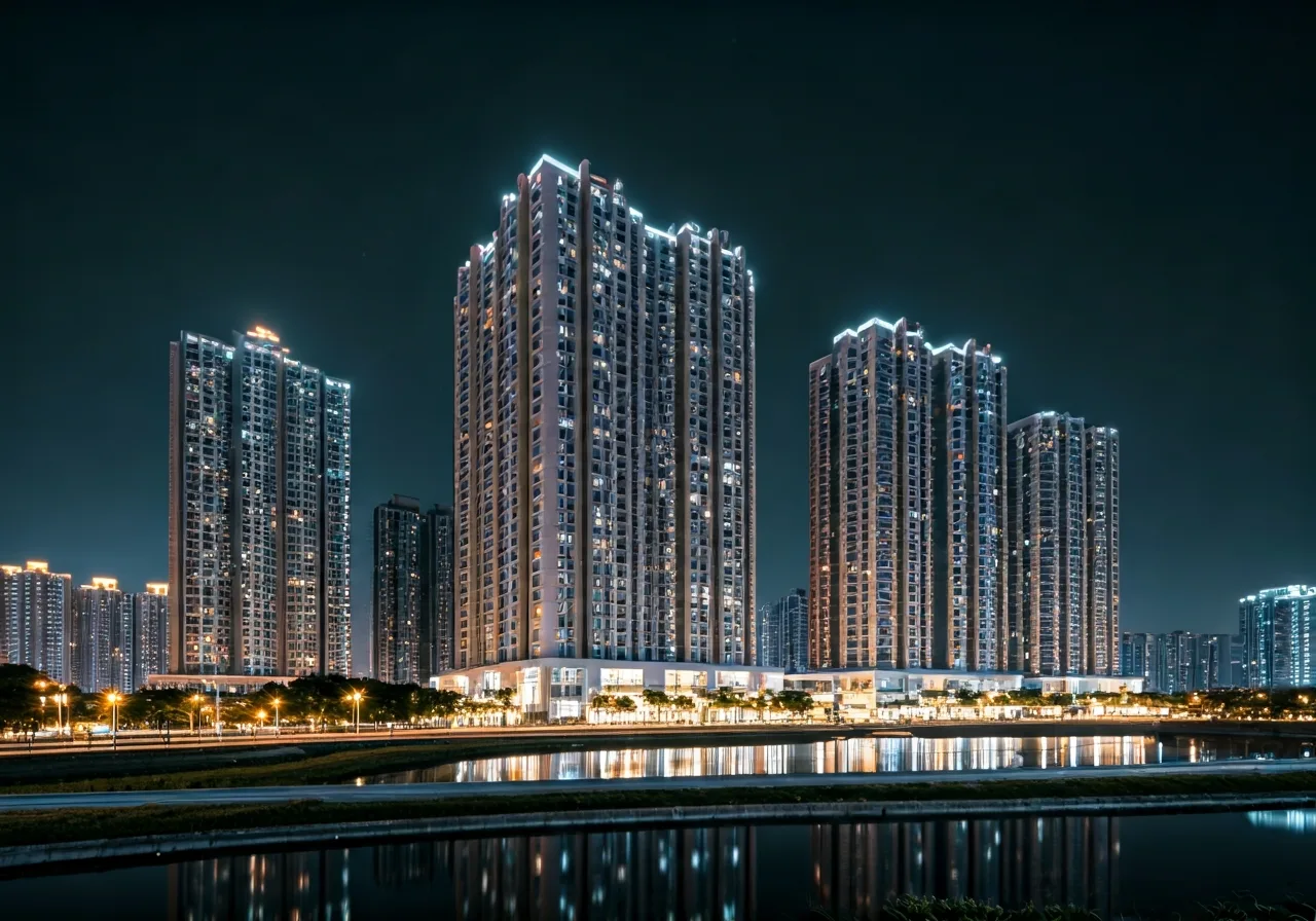 Chung cu Green Life Tower - canh dem
