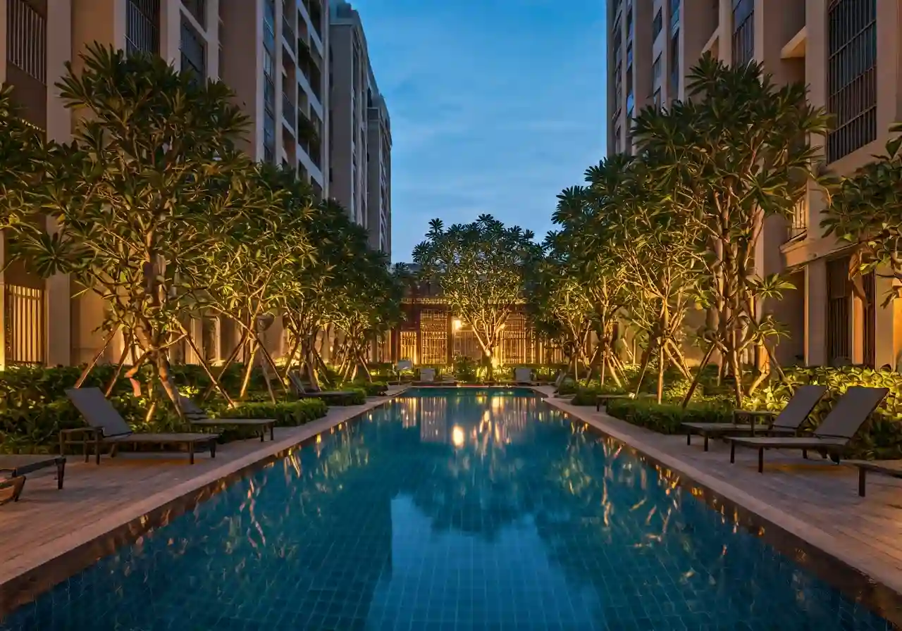 Chung cu Ha Noi Diplomatic Complex - tien ich du an