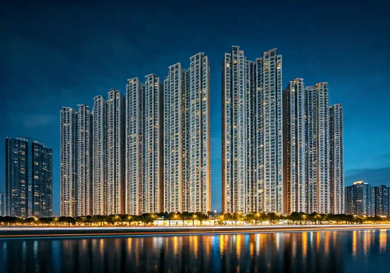 Chung cu Ha Noi Homeland - canh dem