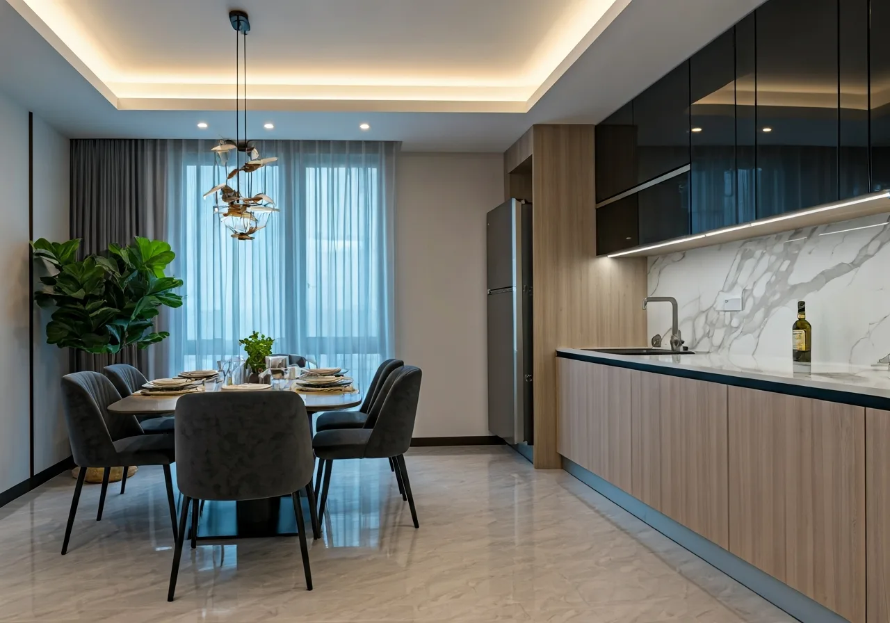 Chung cu Ha Noi Paragon - thiet ke bep