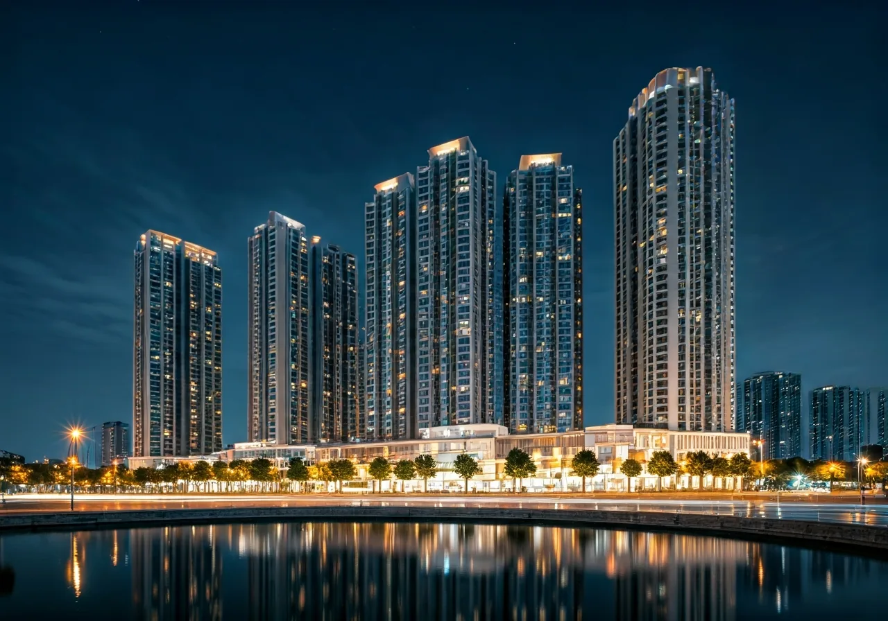 Chung cu Ha Noi Paragon - canh dem