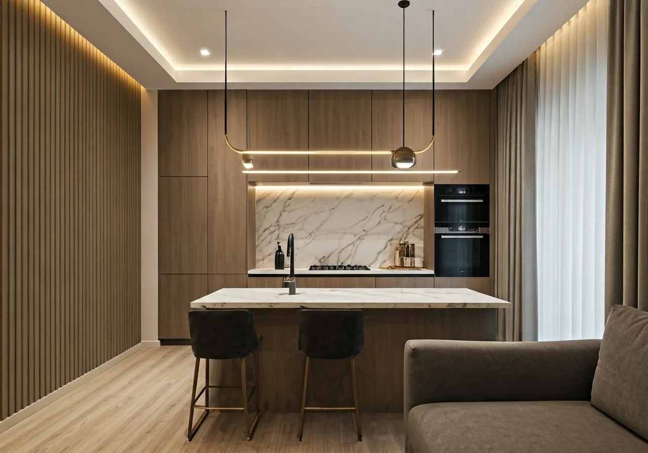 Chung cu Handico Complex - thiet ke bep