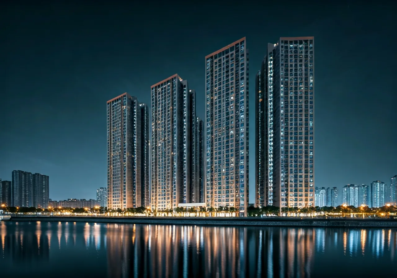 Chung cu Handico Complex - canh dem