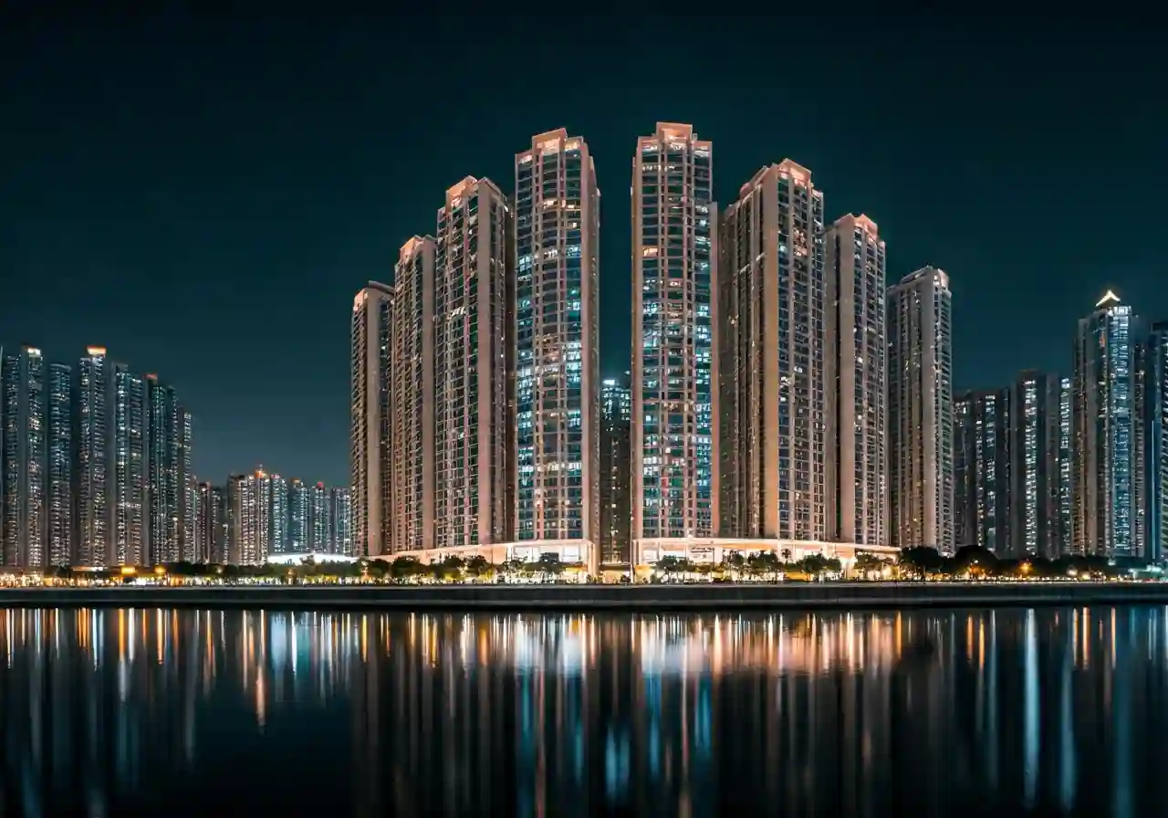 Chung cu Hanhud Tower - canh dem