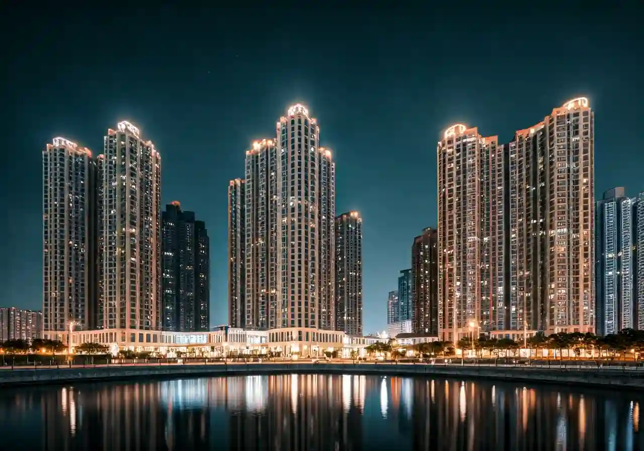 Chung cu Happy Star Tower - canh dem