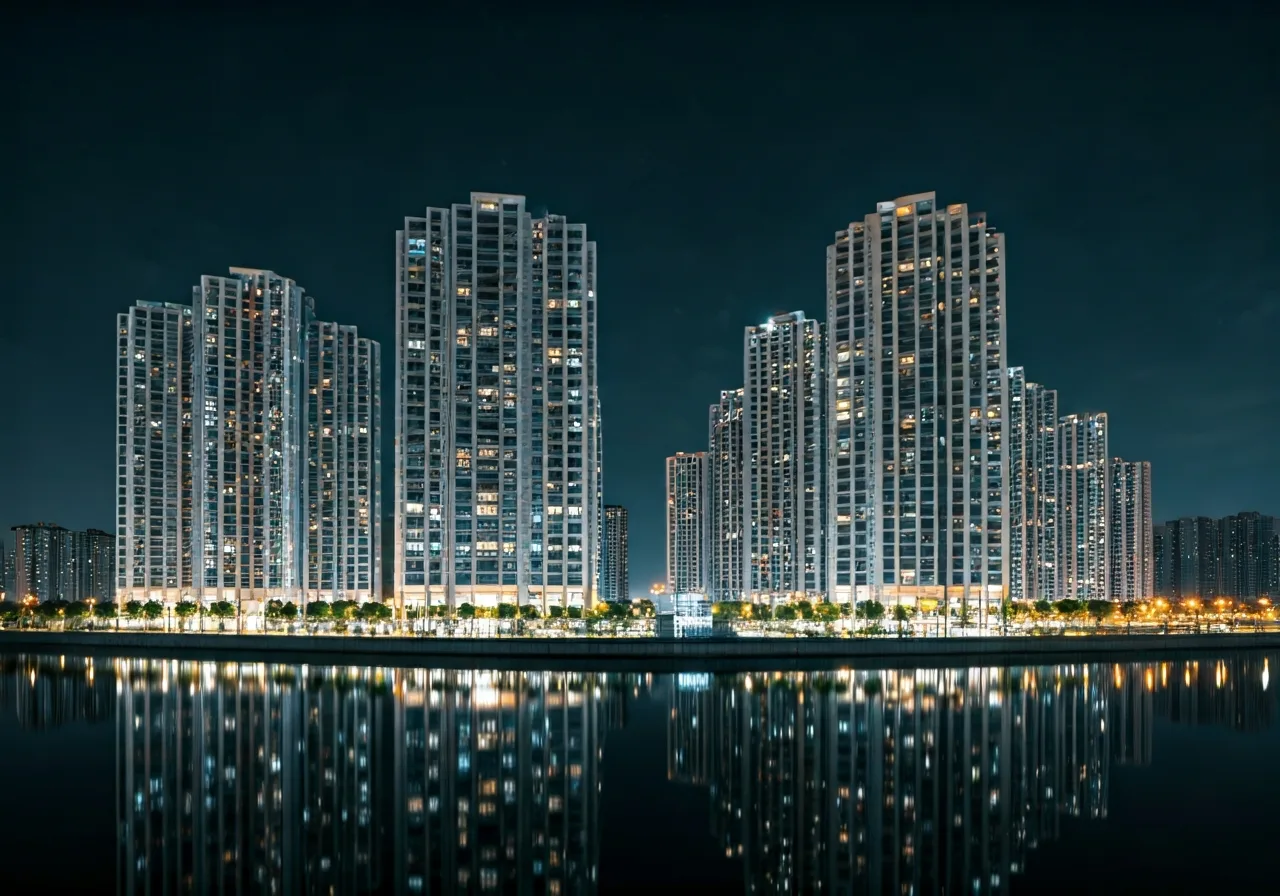 Chung cu Hapulico Complex - canh dem
