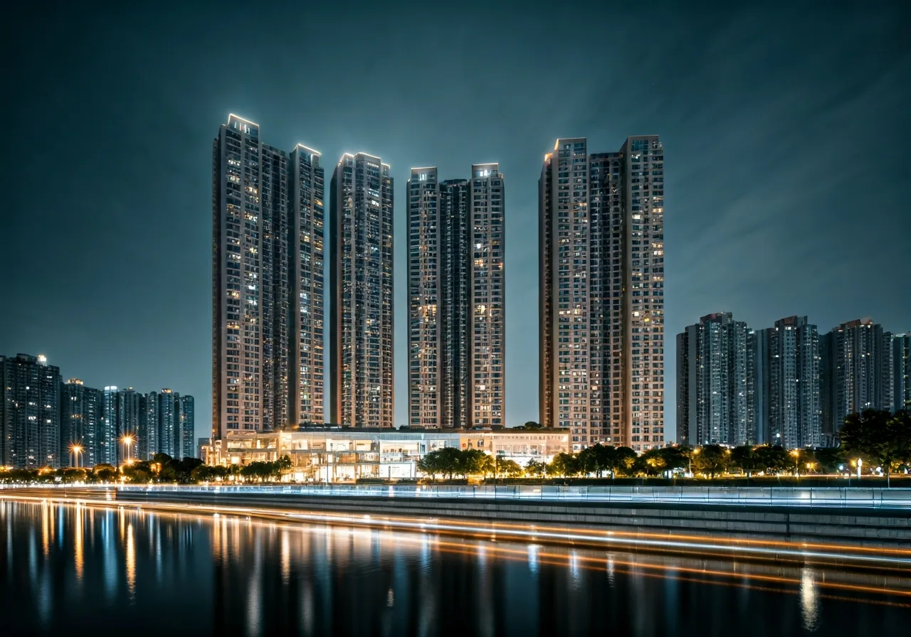 Chung cu Harmony Square - canh dem