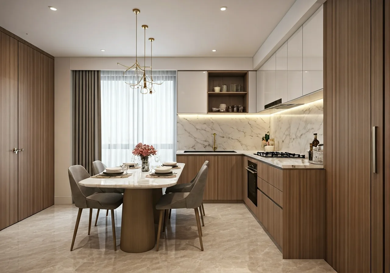 Chung cu HC Golden City - thiet ke bep