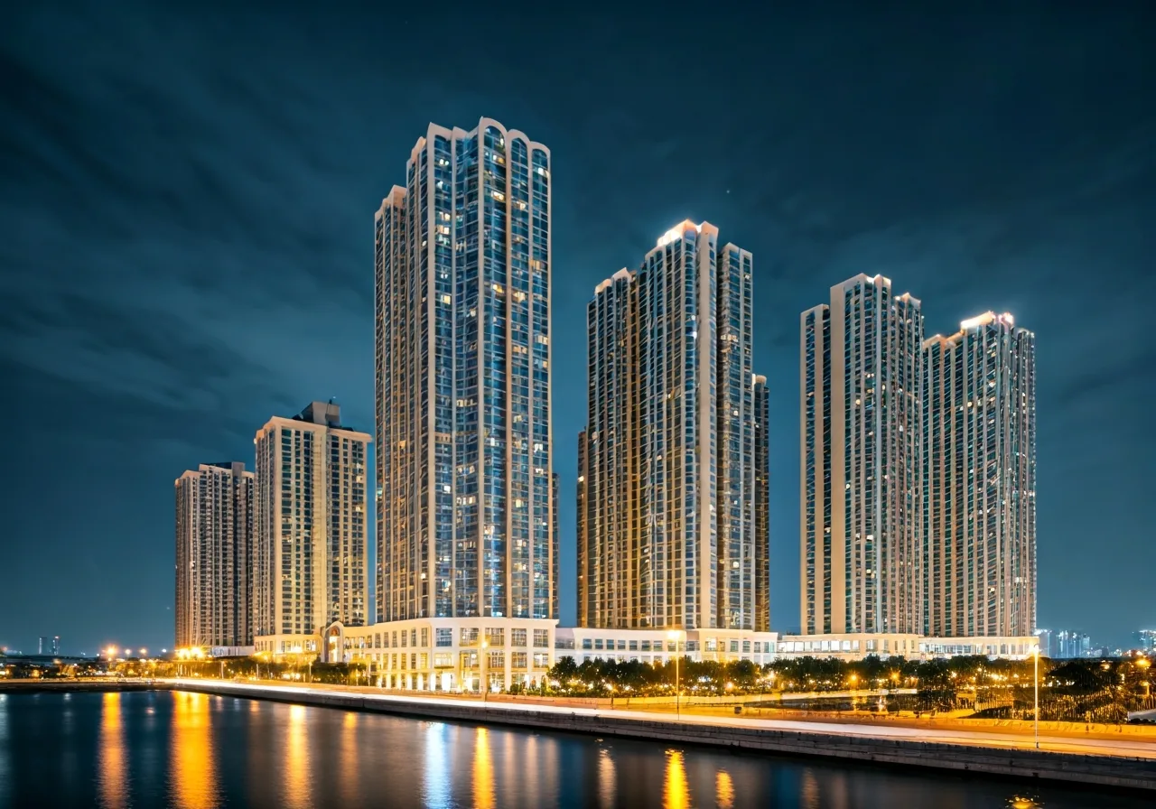 Chung cu HC Golden City - canh dem