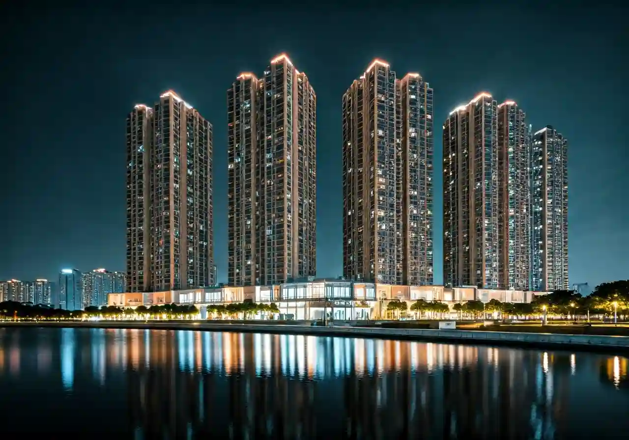 Chung cu HH1 Building - canh dem