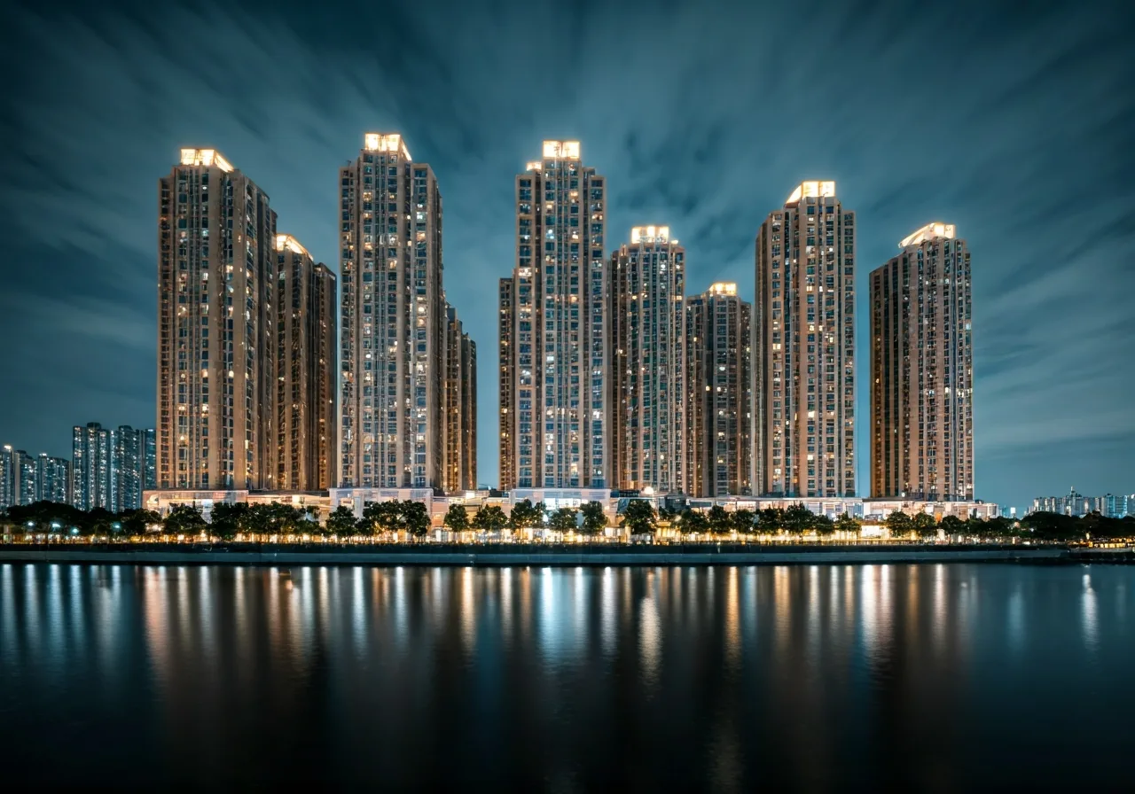 Chung cu Hinode City - canh dem