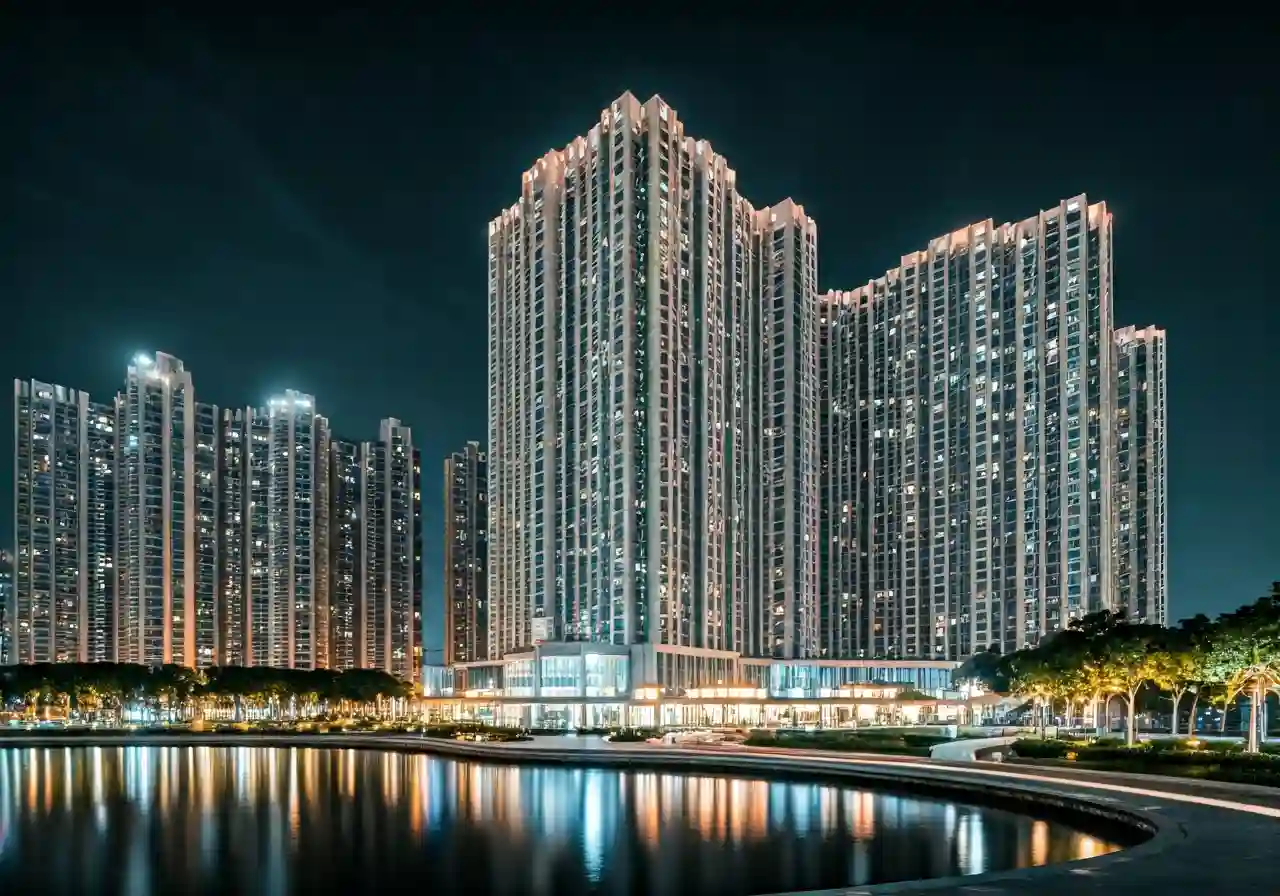 Chung cu Ho Guom Plaza - canh dem