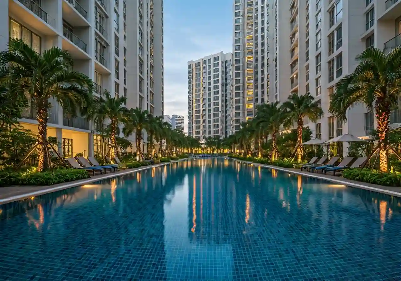 Chung cu Hoa Binh Green City - tien ich du an