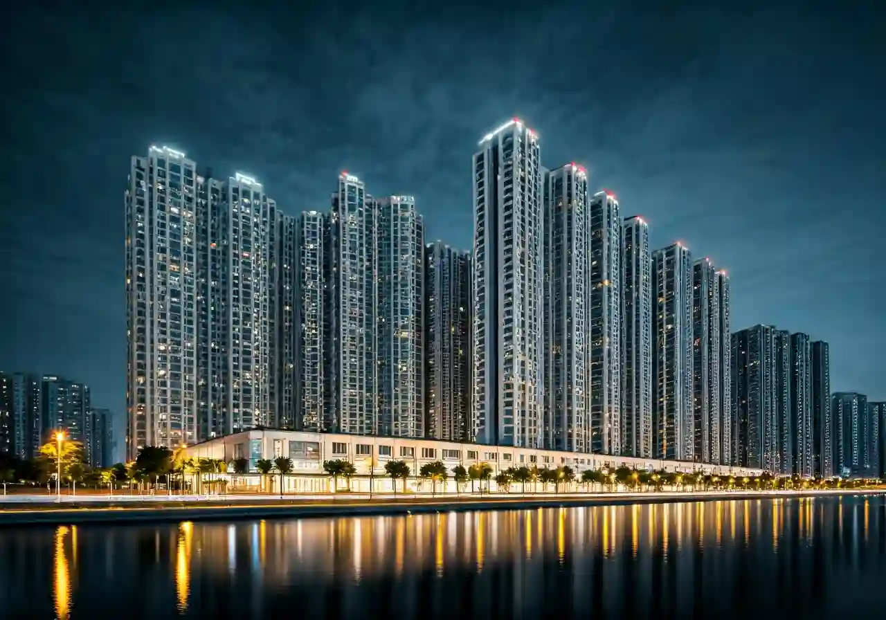 Chung cu Hoa Binh Green City - canh dem