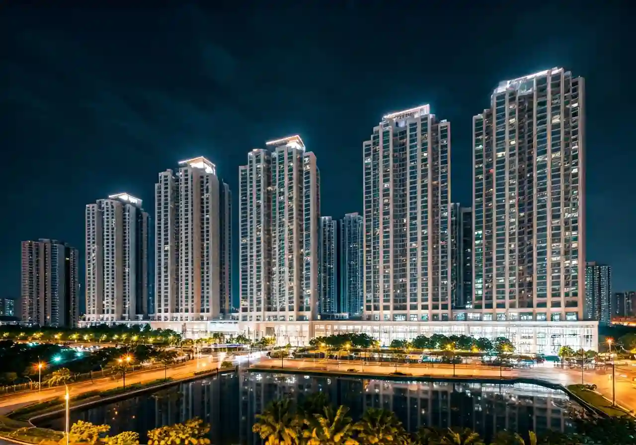 Chung cu Hoang Ngan Plaza - canh dem