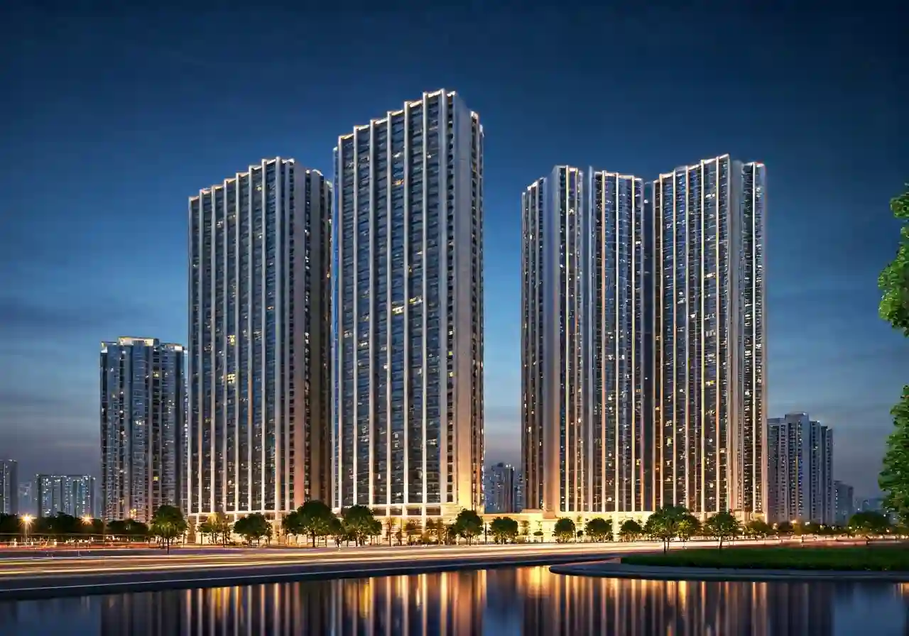 Chung cu Hoang Quoc Viet Towers - canh dem