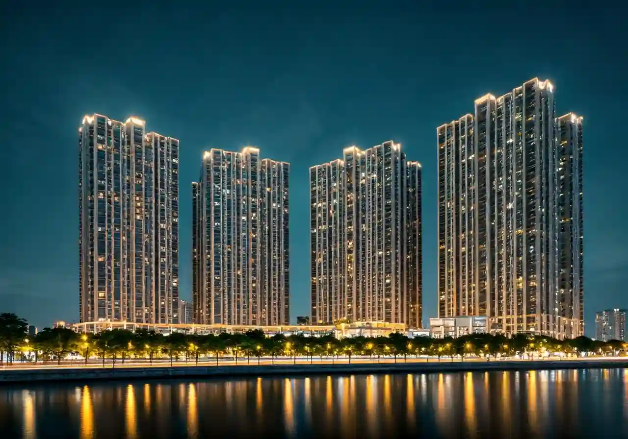Chung cu Hoanh Son Complex - canh dem