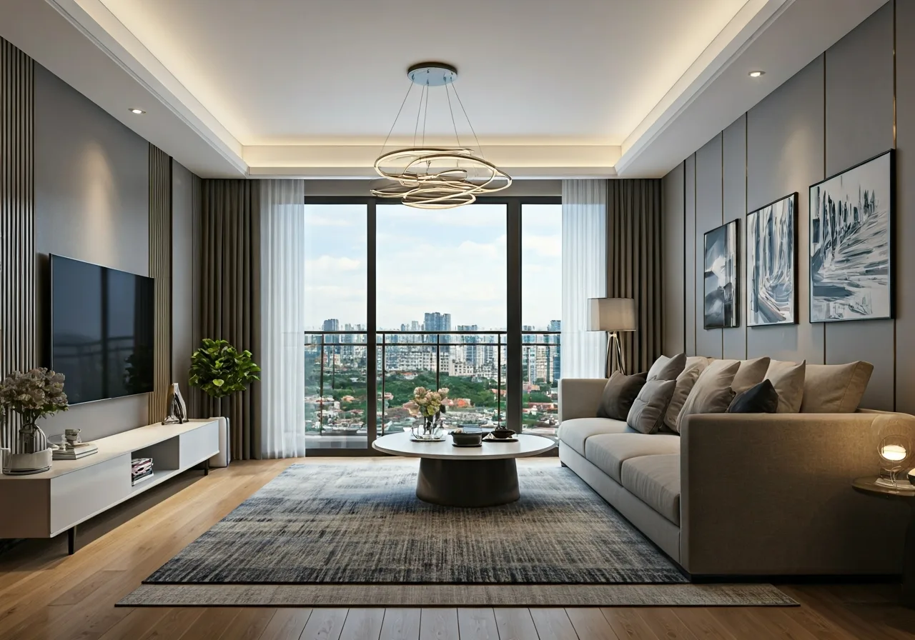 Chung cu Home City Quan Cau Giay Ha Noi - noi that can ho