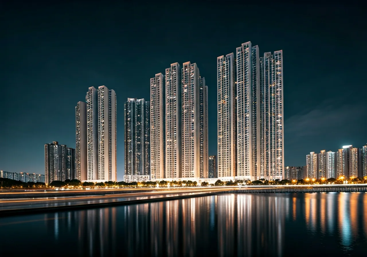 Chung cu Hope Residence - canh dem