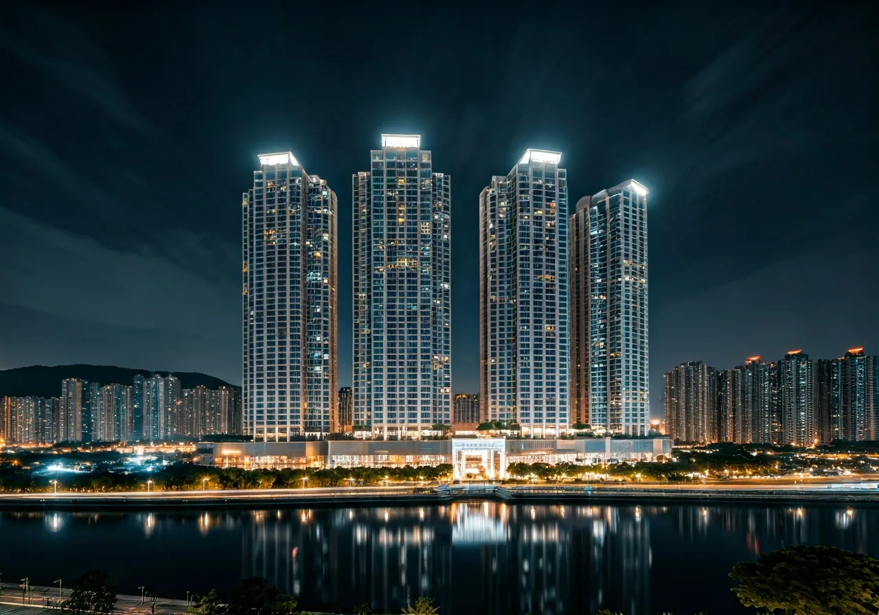 Chung cu Horizon Tower - canh dem