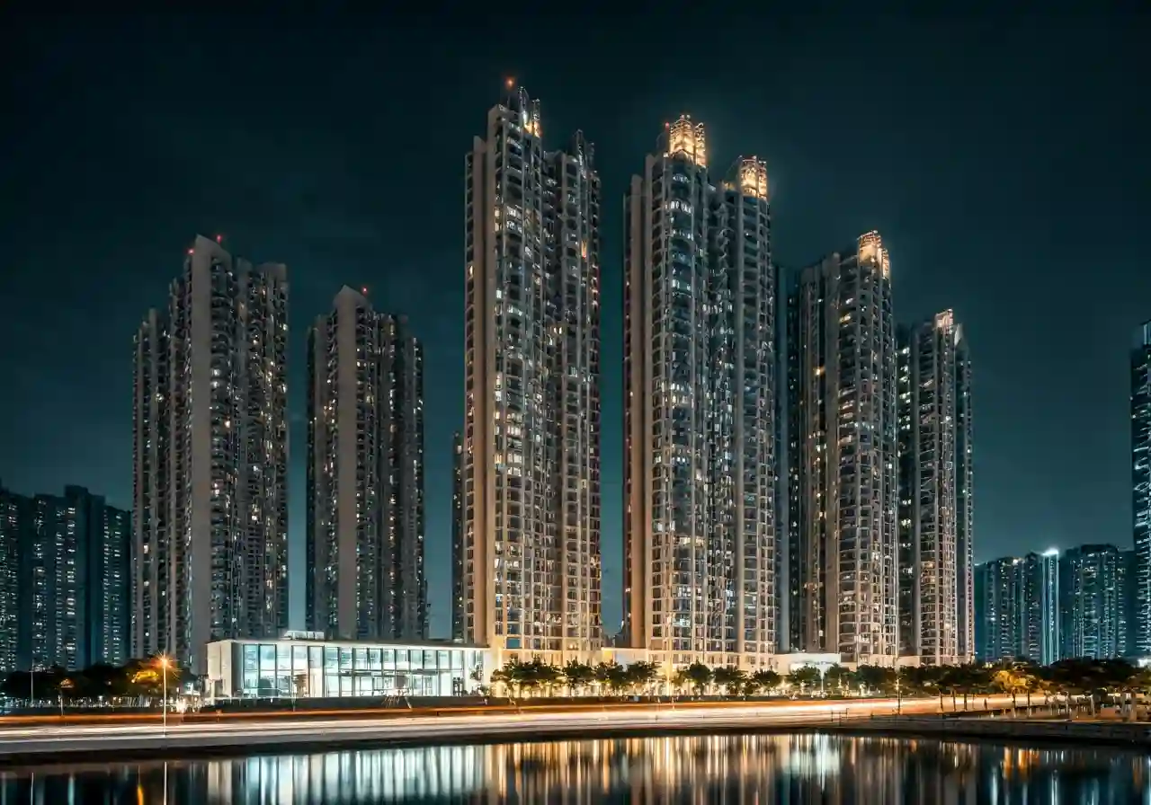 Chung cu Hud3 Hanel Building - canh dem