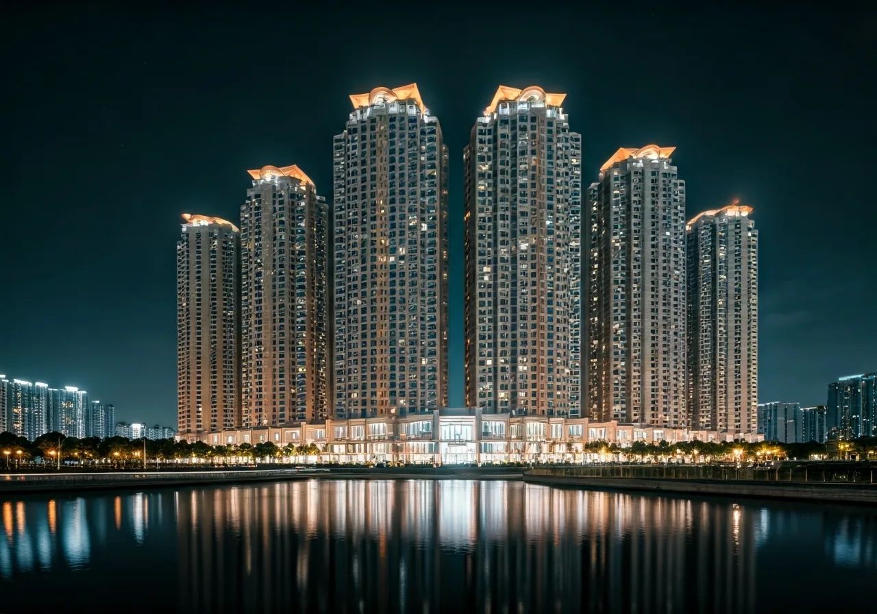 Chung cu Imperial Plaza - canh dem