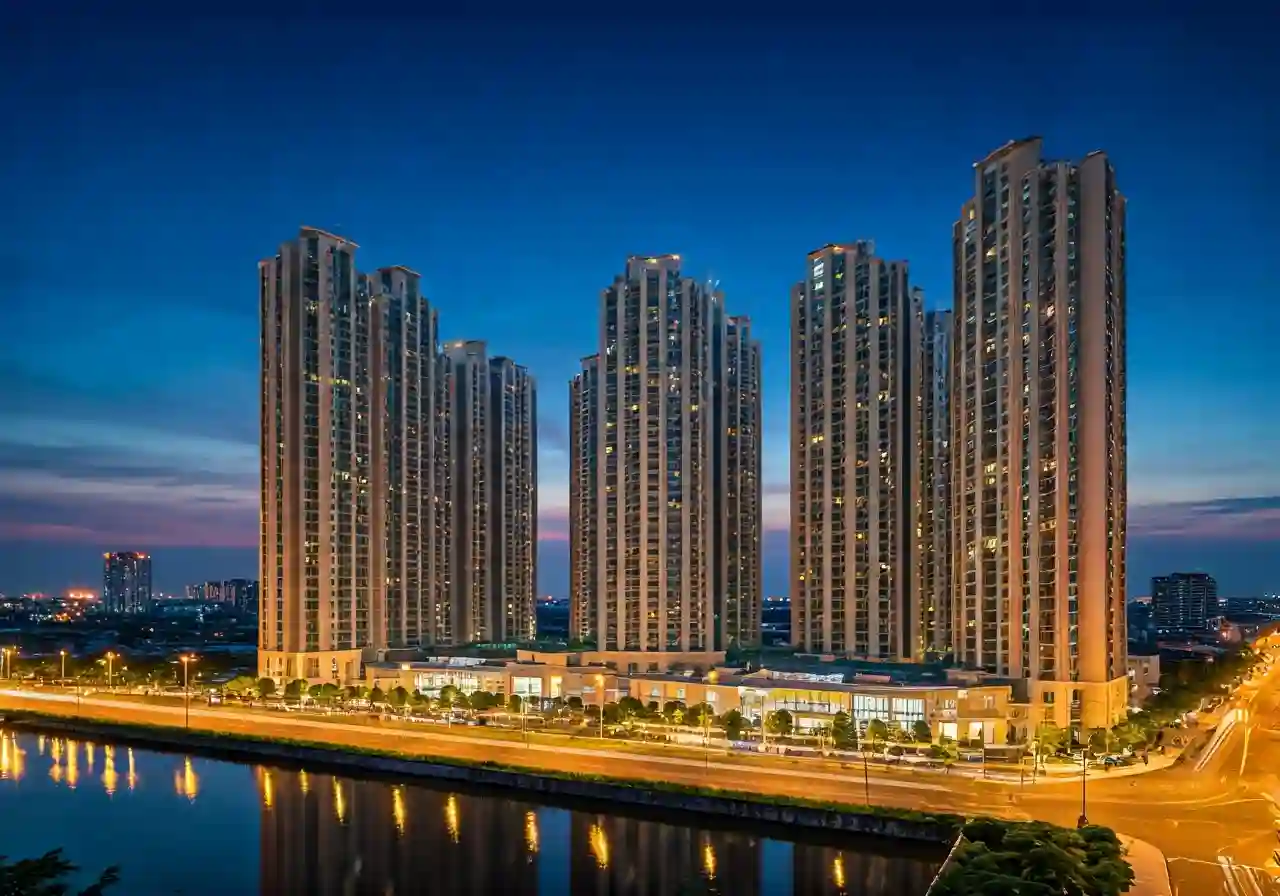 Chung cu Kepler Land Quan Ha Dong Ha Noi - canh dem