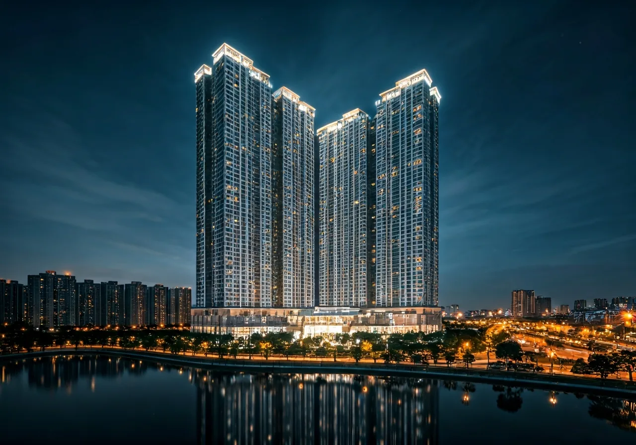 Chung cu Lac Hong Lotus 2 - canh dem