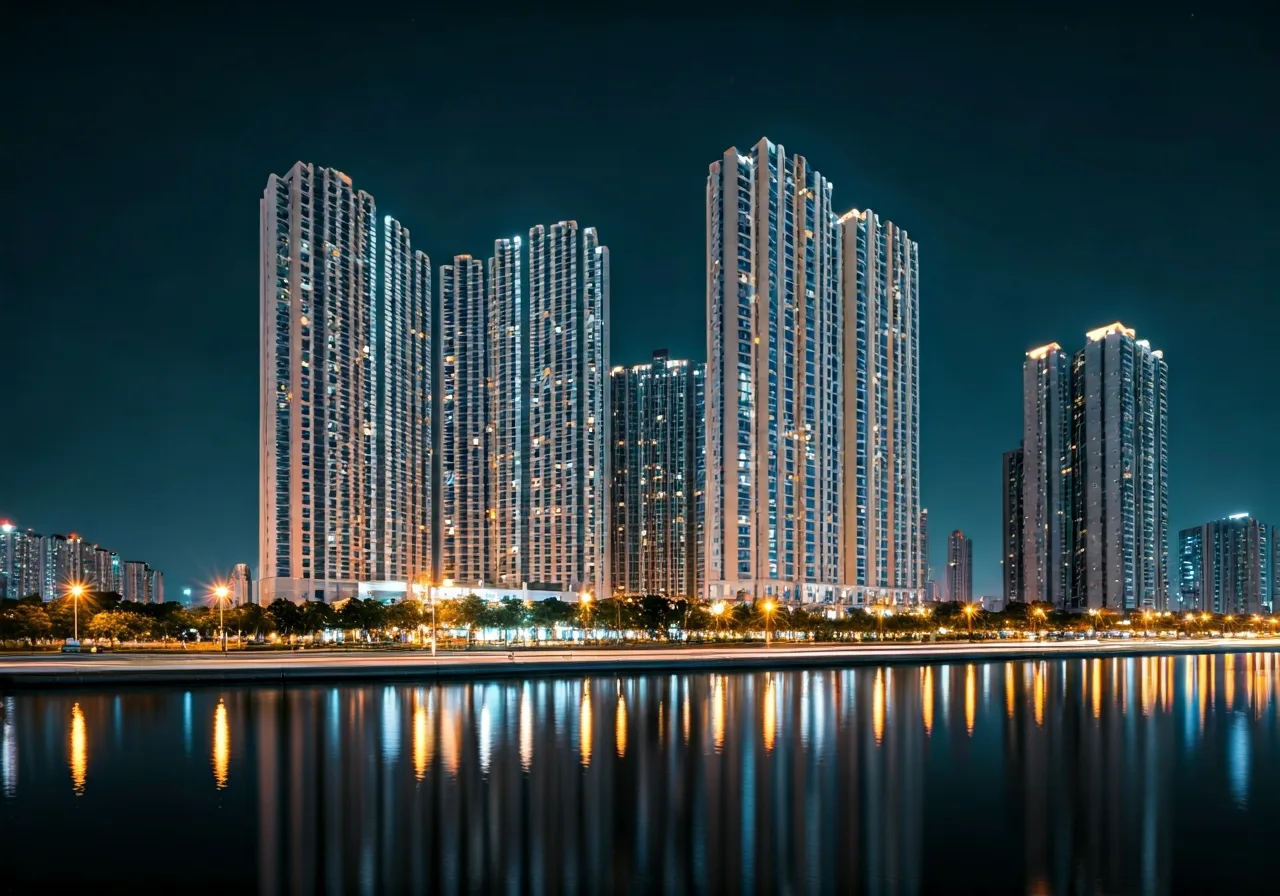 Chung cu Lac Hong Lotus - canh dem