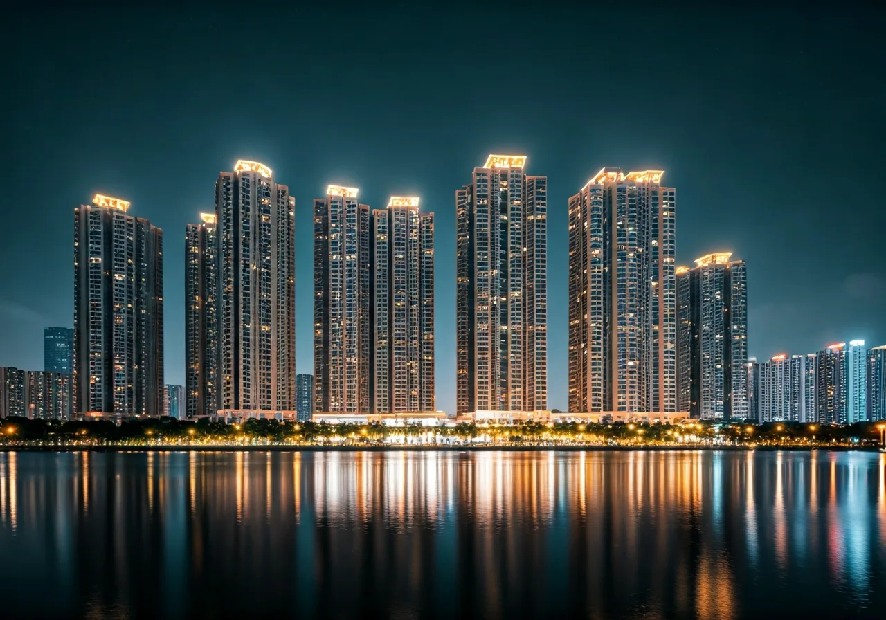 Chung cu Lac Hong Westlake - canh dem