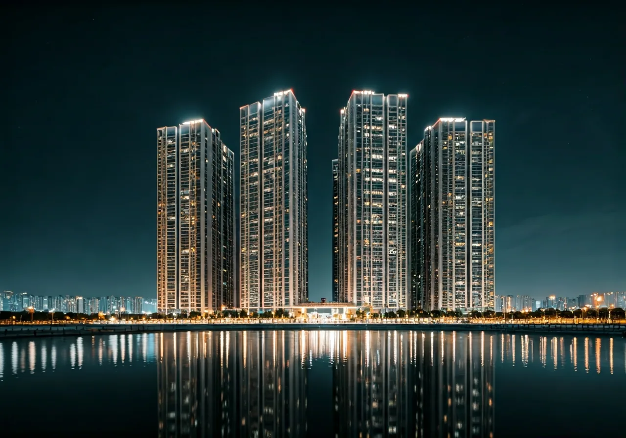 Chung cu Lacasta Tower - canh dem