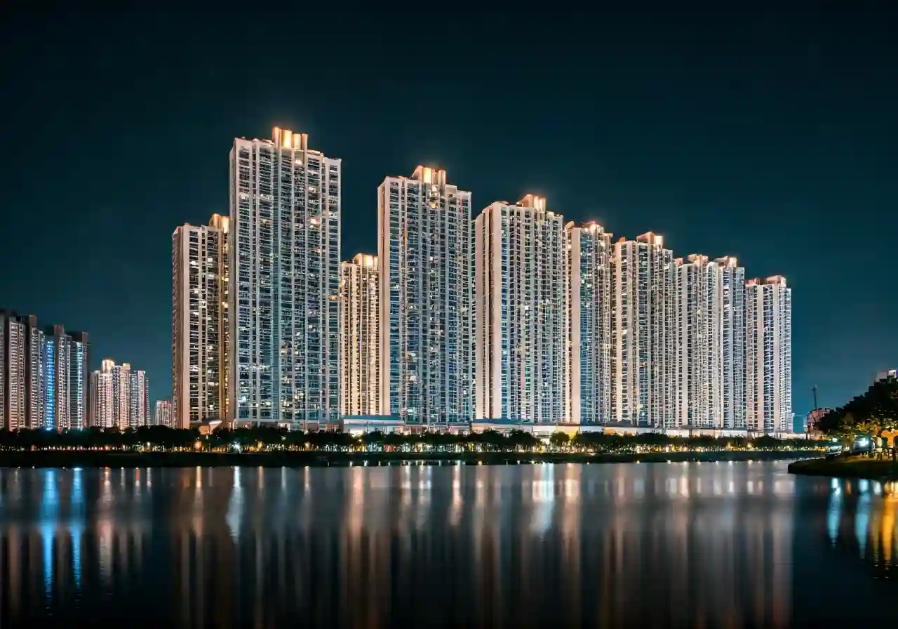 Chung cu Landmark Lake View - canh dem