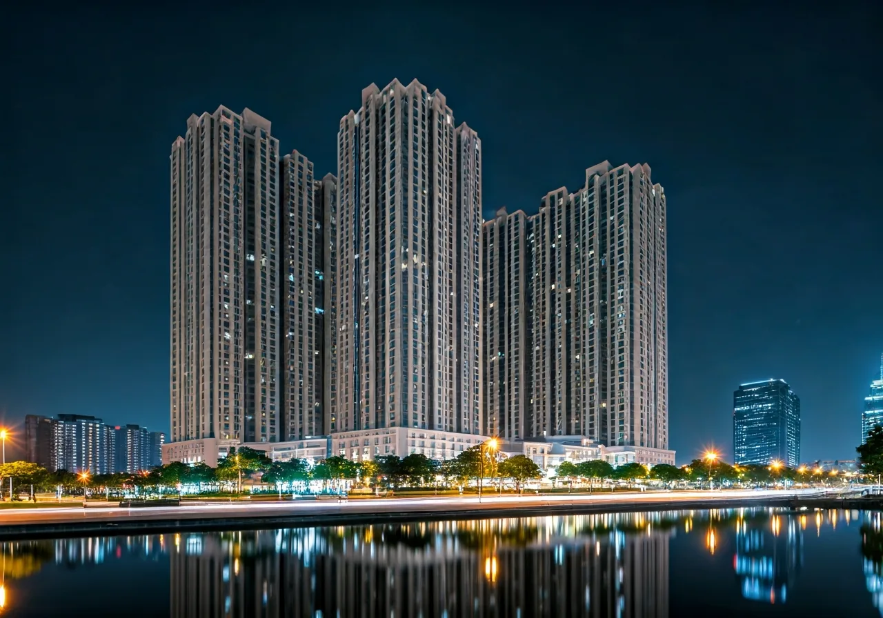 Chung cu Legend Park Quan Ha Dong Ha Noi - canh dem