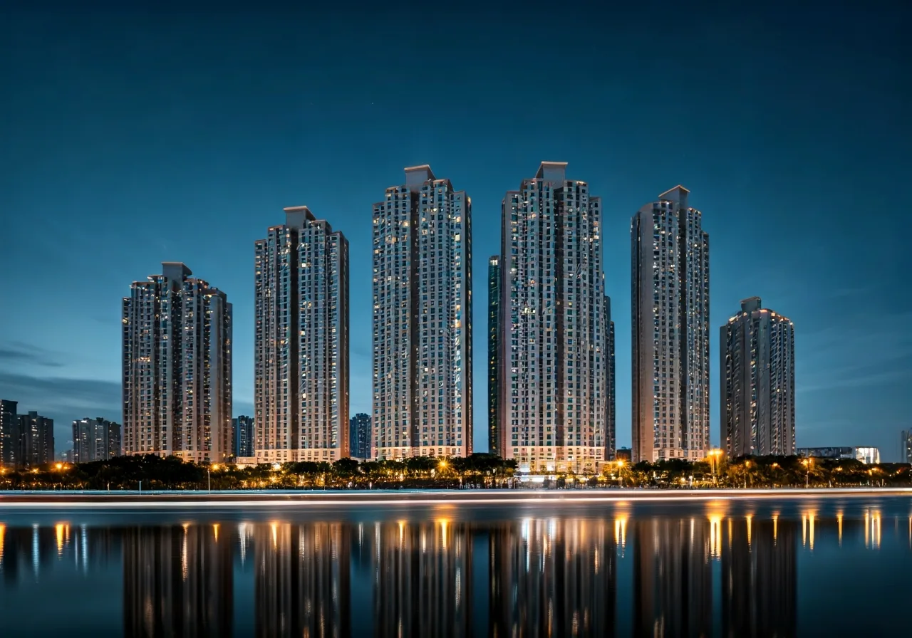 Chung cu Lilaha Complex - canh dem