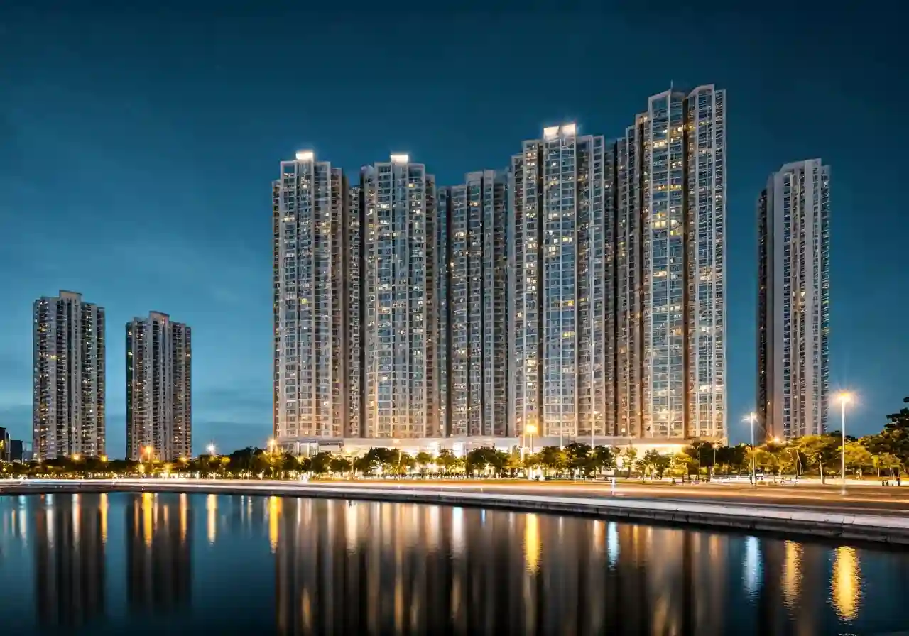 Chung cu Linh Dam Premier City - canh dem