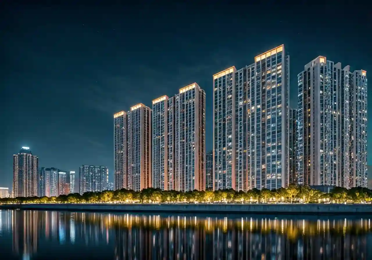 Chung cu Luxury Park Views - canh dem