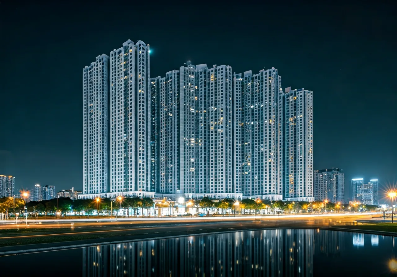 Chung cu Mai Trang Tower - canh dem