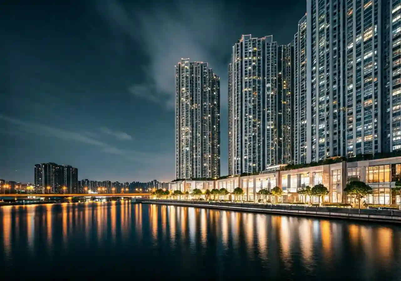 Chung cu Mandarin Garden 2 - canh dem