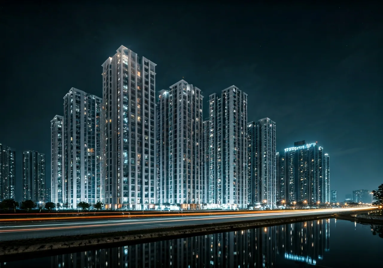 Chung cu Metro Politan - canh dem