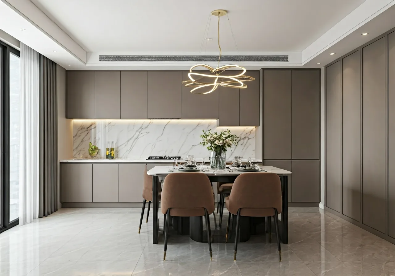 Chung cu Mieu Nha Residence - thiet ke bep
