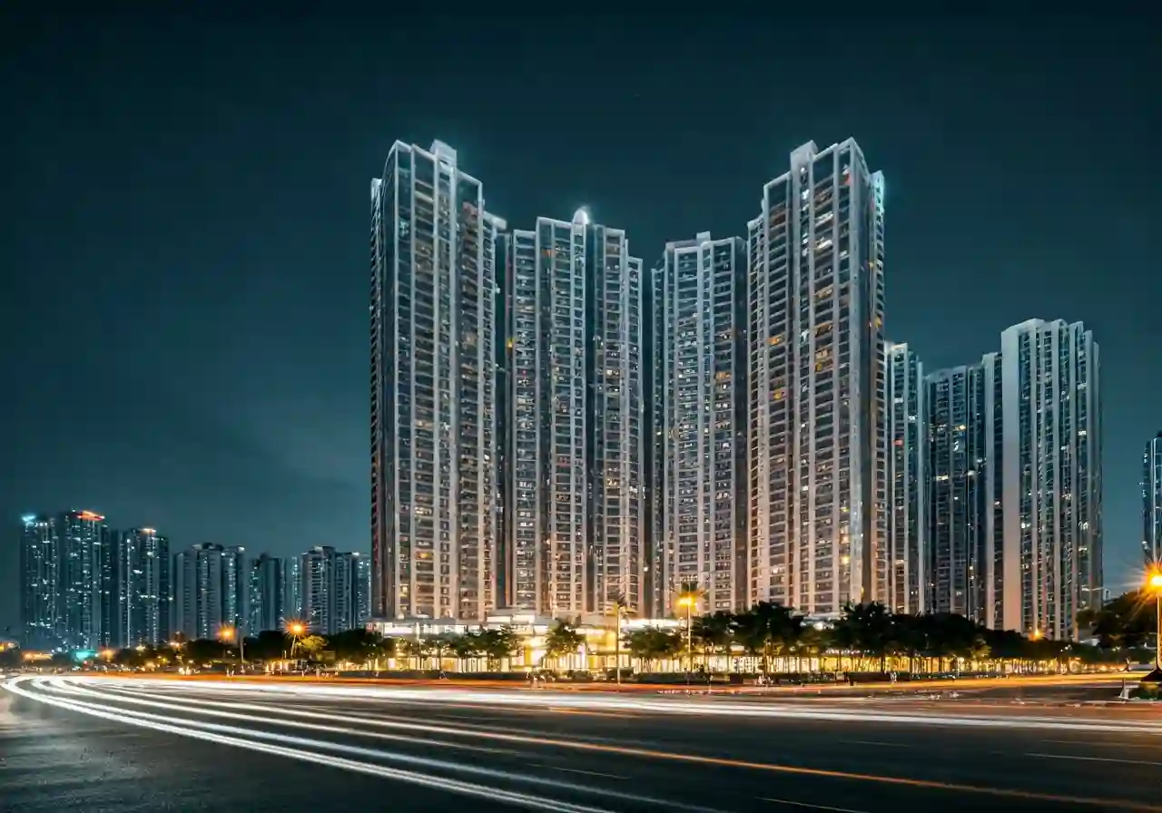 Chung cu Mieu Nha Residence - canh dem
