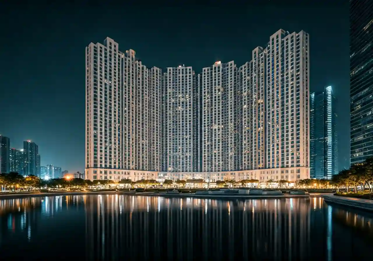 Chung cu Nam Dan Plaza - canh dem