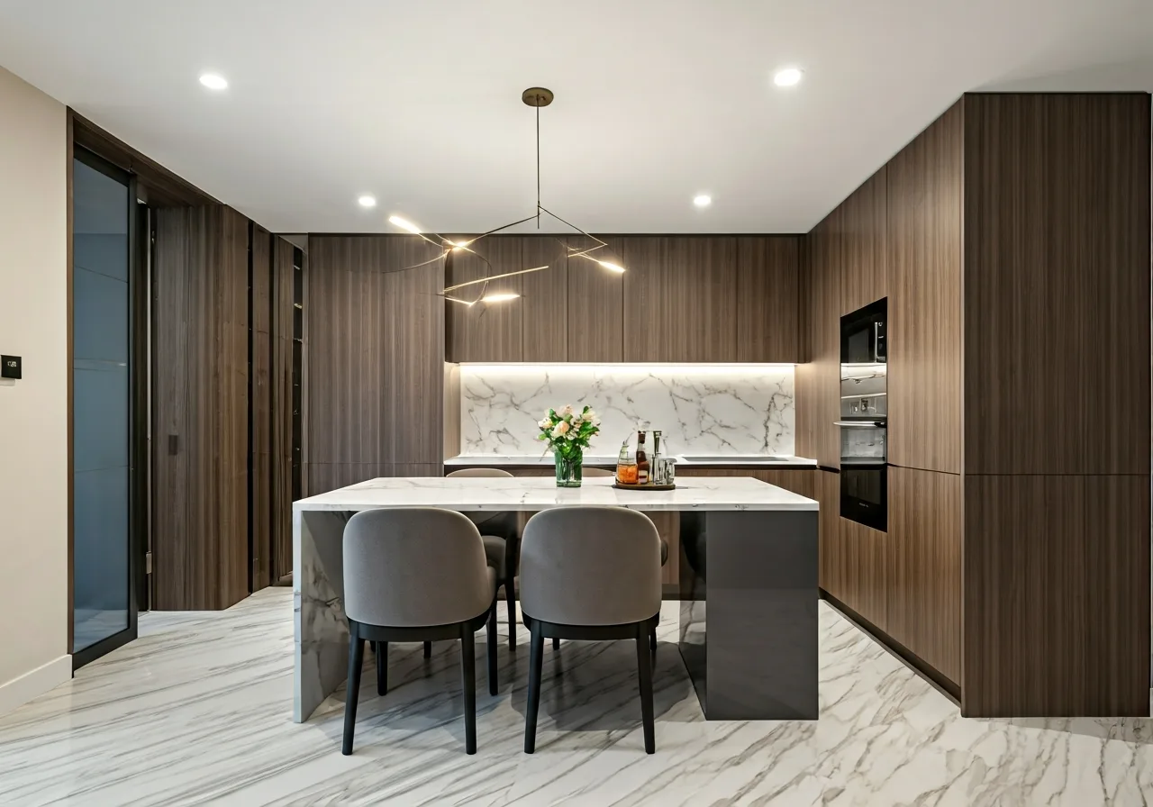 Chung cu New Horizon City - thiet ke bep