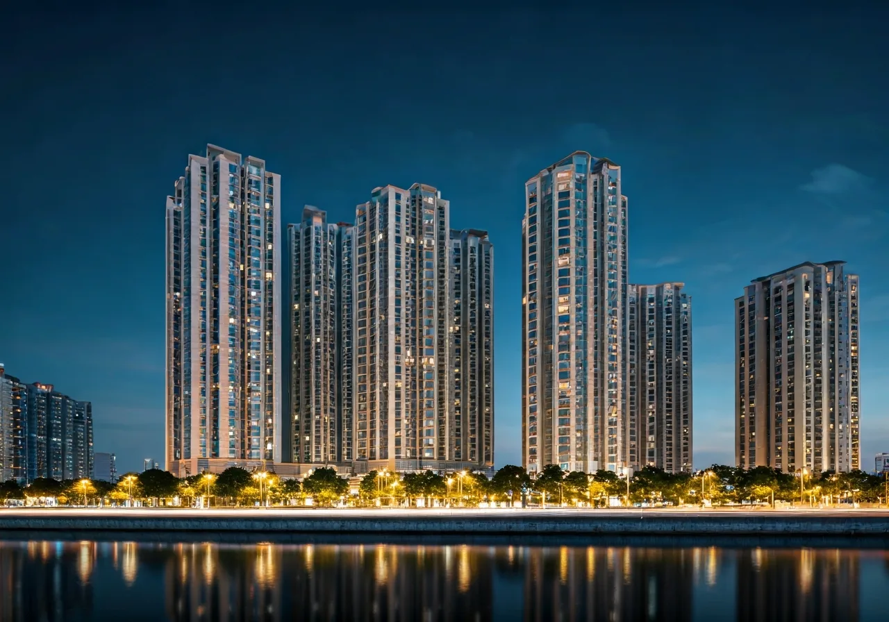 Chung cu Newtatco Xuan Dinh - canh dem