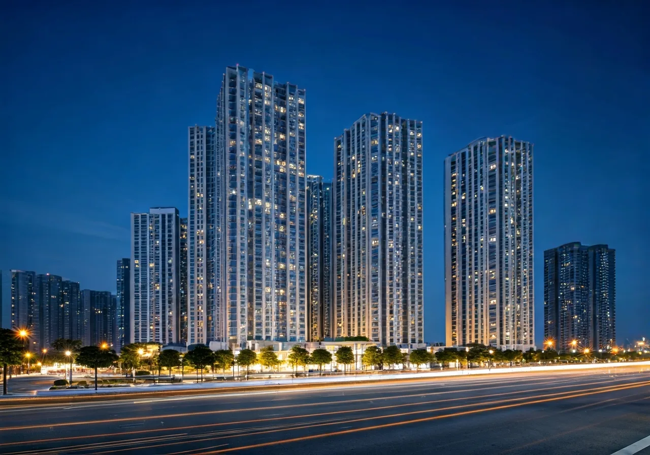 Chung cu One 18 Ngoc Lam - canh dem